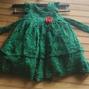 Green baby dress 💚👶Laura Ashley